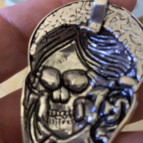 Vintage 925 skills turmaline pendent - Picture 5 of 6